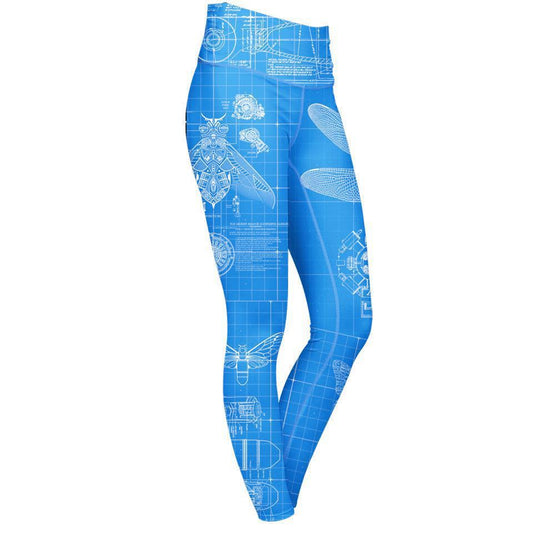 High Waisted Leggings XS Swarm High Waisted Leggings 102_YOGA-PANT_XS_SWARM