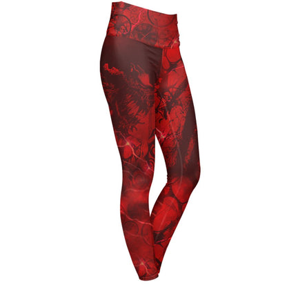 High Waisted Leggings XS Viscera High Waisted Leggings 102_YOGA-PANT_XS_NIGHTMARE