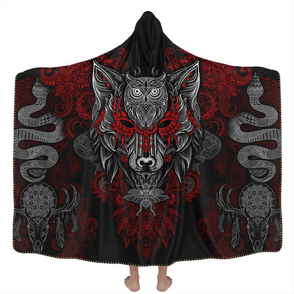 Hooded Blanket Adult-60x80 / Premium Sherpa Alpha Hooded Blanket ALPHA_HOODED-BLANKET-60x80-SHERPA