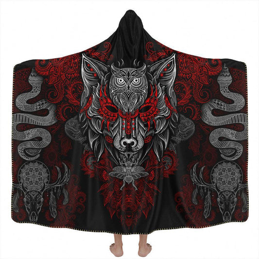Hooded Blanket Adult-60x80 / Premium Sherpa Alpha Hooded Blanket ALPHA_HOODED-BLANKET-60x80-SHERPA