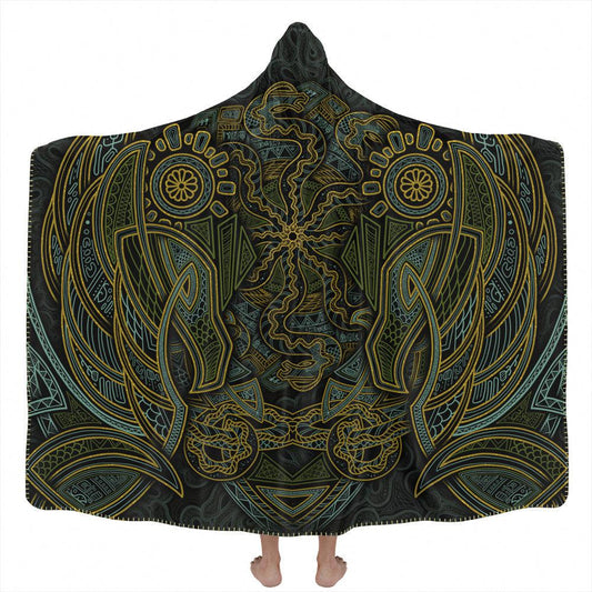 Hooded Blanket Adult-60x80 / Premium Sherpa Amun-Ra Hooded Blanket AMUN-RA_HOODED-BLANKET-60x80-SHERPA
