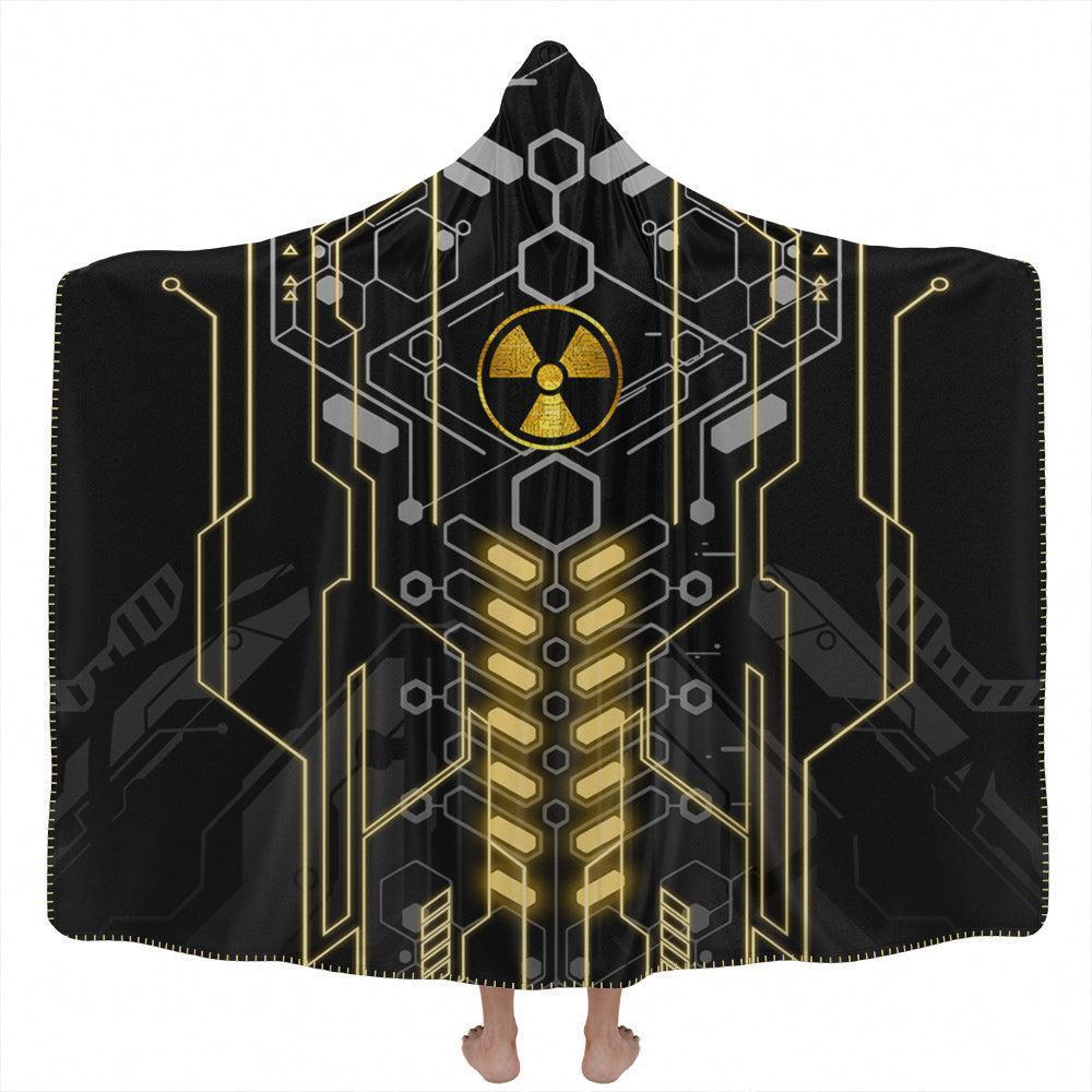 Hooded Blanket Adult-60x80 / Premium Sherpa Atomic Hooded Blanket REACTOR_HOODED-BLANKET-60x80-SHERPA
