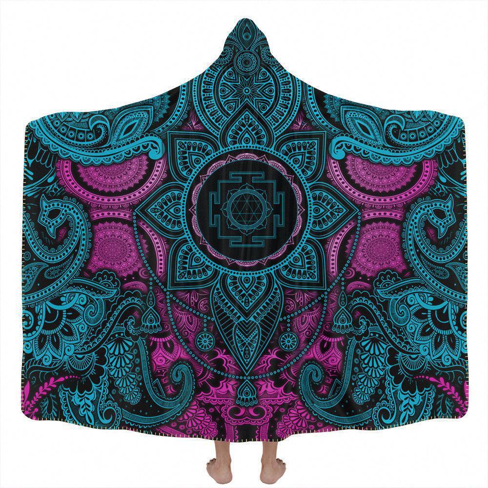 Hooded Blanket Adult-60x80 / Premium Sherpa Kali Hooded Blanket - Lotus Edition KALI-PNK_HOODED-BLANKET-60x80-SHERPA