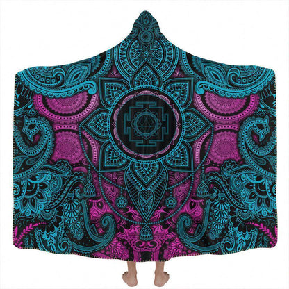 Hooded Blanket Adult-60x80 / Premium Sherpa Kali Hooded Blanket - Lotus Edition KALI-PNK_HOODED-BLANKET-60x80-SHERPA