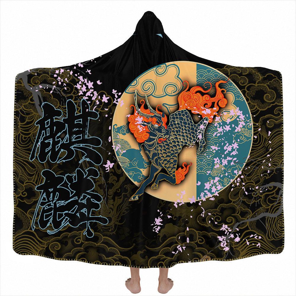 Hooded Blanket Adult-60x80 / Premium Sherpa Kirin Hooded Blanket KIRIN_HOODED-BLANKET-60x80-SHERPA