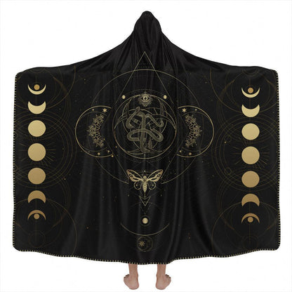 Hooded Blanket Adult-60x80 / Premium Sherpa Luna Hooded Blanket WICCA_HOODED-BLANKET-60x80-SHERPA