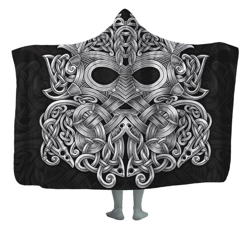 Hooded Blanket Adult - 60x80 / Premium Sherpa Mjölnir Hooded Blanket MJOLNIR_HOODED-BLANKET-60x80-SHERPA