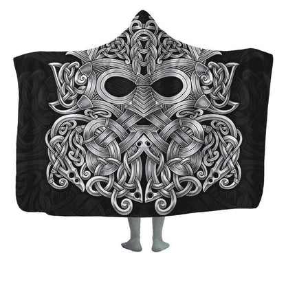Hooded Blanket Adult - 60x80 / Premium Sherpa Mjölnir Hooded Blanket MJOLNIR_HOODED-BLANKET-60x80-SHERPA