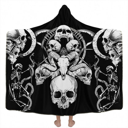 Hooded Blanket Adult-60x80 / Premium Sherpa Necromancer Hooded Blanket NECROMANCER_HOODED-BLANKET-60x80-SHERPA