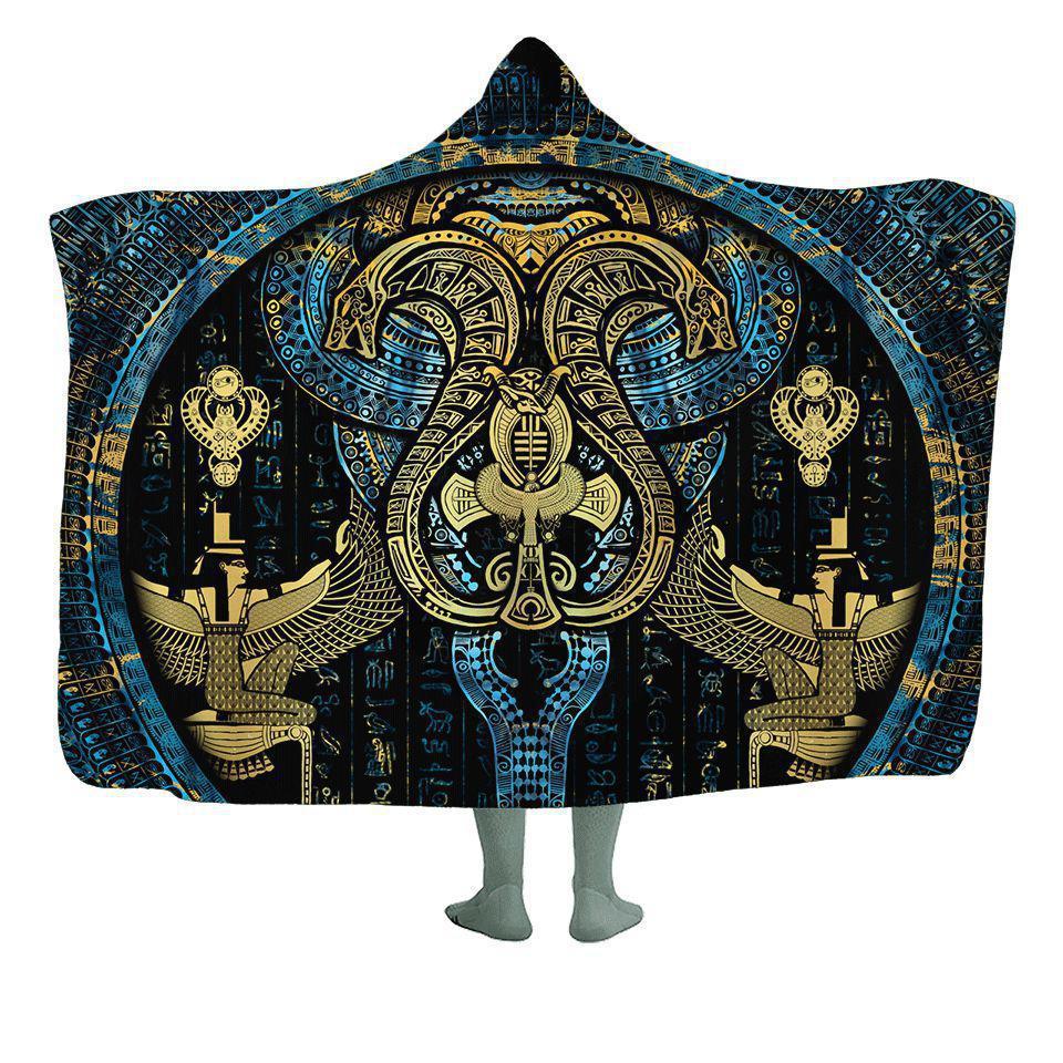 Hooded Blanket Adult-60x80 / Premium Sherpa / Original Uraeus Hooded Blanket RA_HOODED-BLANKET-60x80-SHERPA
