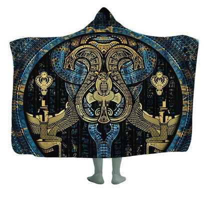 Hooded Blanket Adult-60x80 / Premium Sherpa / Original Uraeus Hooded Blanket RA_HOODED-BLANKET-60x80-SHERPA