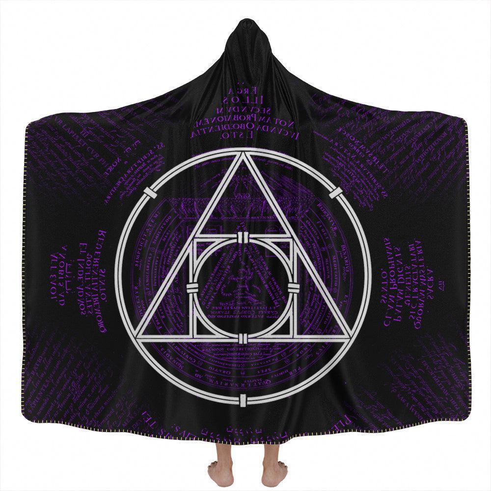 Hooded Blanket Adult-60x80 / Premium Sherpa Philosopher's Stone Hooded Blanket PSTONE_HOODED-BLANKET-60x80-SHERPA