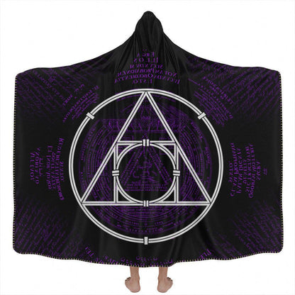 Hooded Blanket Adult-60x80 / Premium Sherpa Philosopher's Stone Hooded Blanket PSTONE_HOODED-BLANKET-60x80-SHERPA