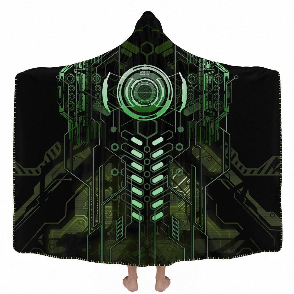 Hooded Blanket Adult-60x80 / Premium Sherpa Protocol Zero Hooded Blanket - Biocore Edition ATOGRN_HOODED-BLANKET-60x80-SHERPA