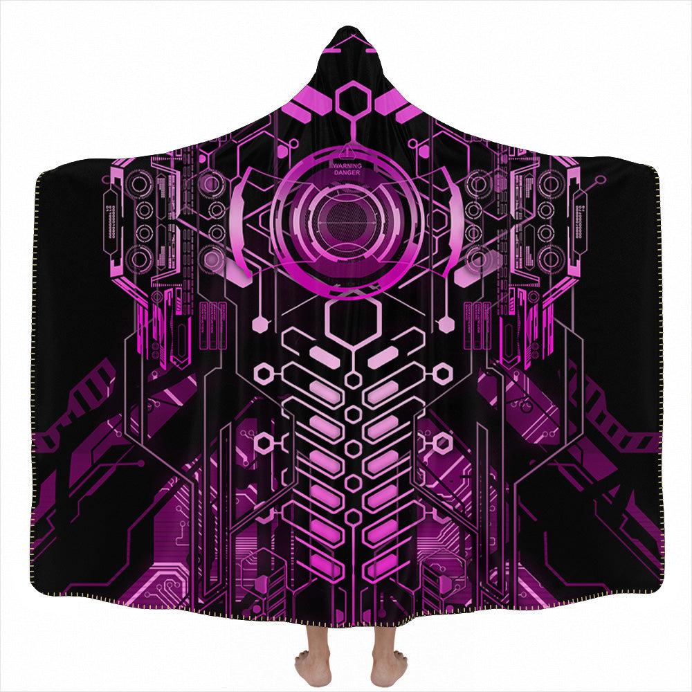Hooded Blanket Adult-60x80 / Premium Sherpa Protocol Zero Hooded Blanket - Ghostlink Edition ATOPNK_HOODED-BLANKET-60x80-SHERPA