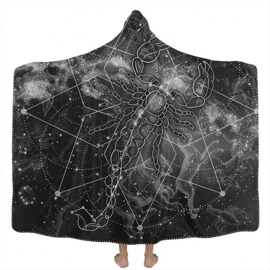Hooded Blanket Adult-60x80 / Premium Sherpa Scorpio Hooded Blanket SCORPIO_HOODED-BLANKET-60x80-SHERPA