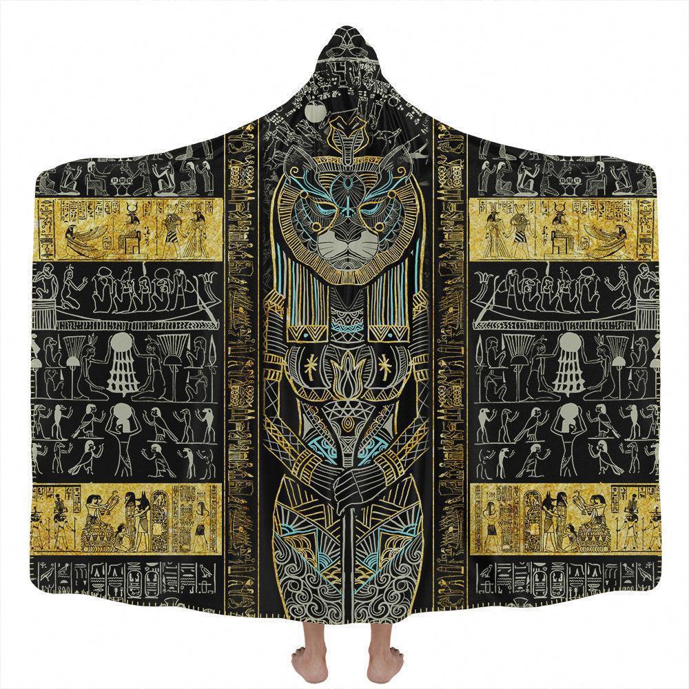 Hooded Blanket Adult-60x80 / Premium Sherpa Sekhmet Hooded Blanket SEKHMET_HOODED-BLANKET-60x80-SHERPA