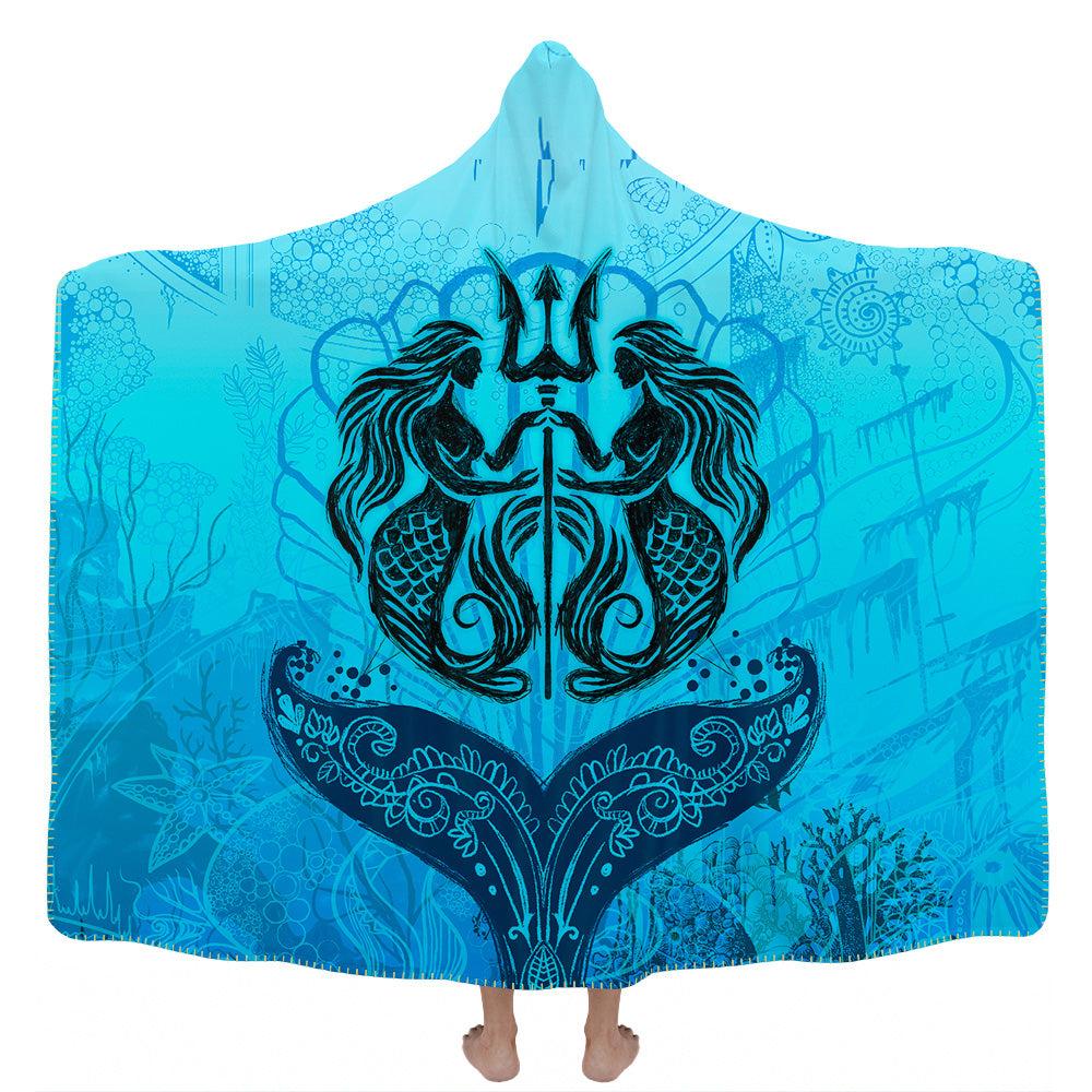 Hooded Blanket Adult-60x80 / Premium Sherpa Siren Hooded Blanket SIREN_HOODED-BLANKET-60x80-SHERPA