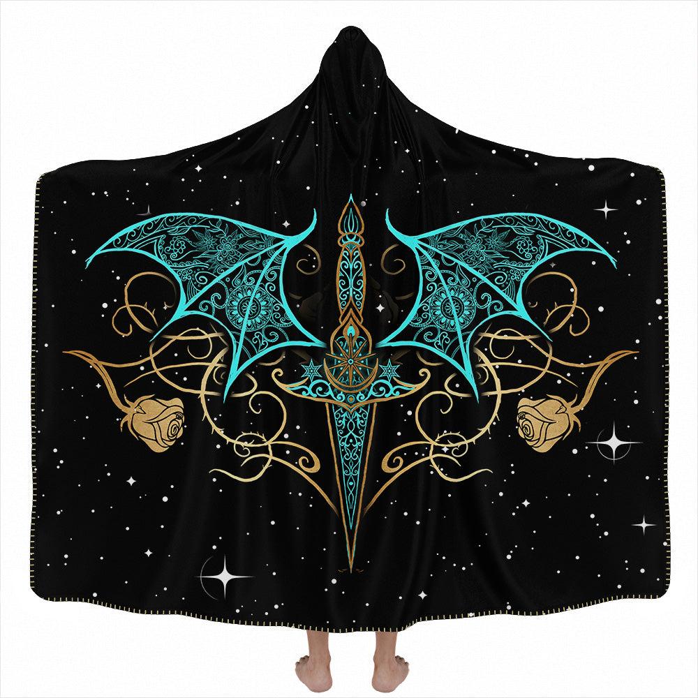 Hooded Blanket Adult-60x80 / Premium Sherpa Starfall Hooded Blanket STARFALL_HOODED-BLANKET-60x80-SHERPA