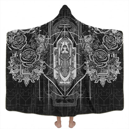 Hooded Blanket Adult-60x80 / Premium Sherpa Tarot Hooded Blanket TAROT_HOODED-BLANKET-60x80-SHERPA