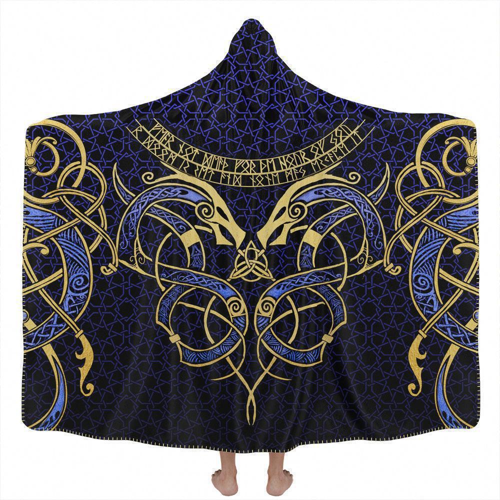 Hooded Blanket Adult-60x80 / Premium Sherpa The Great Serpent Hooded Blanket GREAT-SERPENT_HOODED-BLANKET-60x80-SHERPA