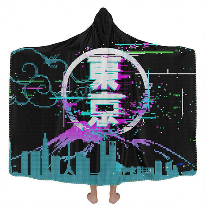 Hooded Blanket Adult-60x80 / Premium Sherpa Tokyo Hooded Blanket TOKYO_HOODED-BLANKET-60x80-SHERPA