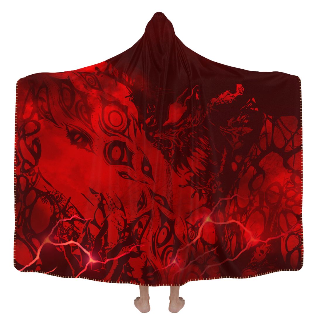 Hooded Blanket Adult-60x80 / Premium Sherpa Viscera Hooded Blanket NIGHTMARE_HOODED-BLANKET-60x80-SHERPA