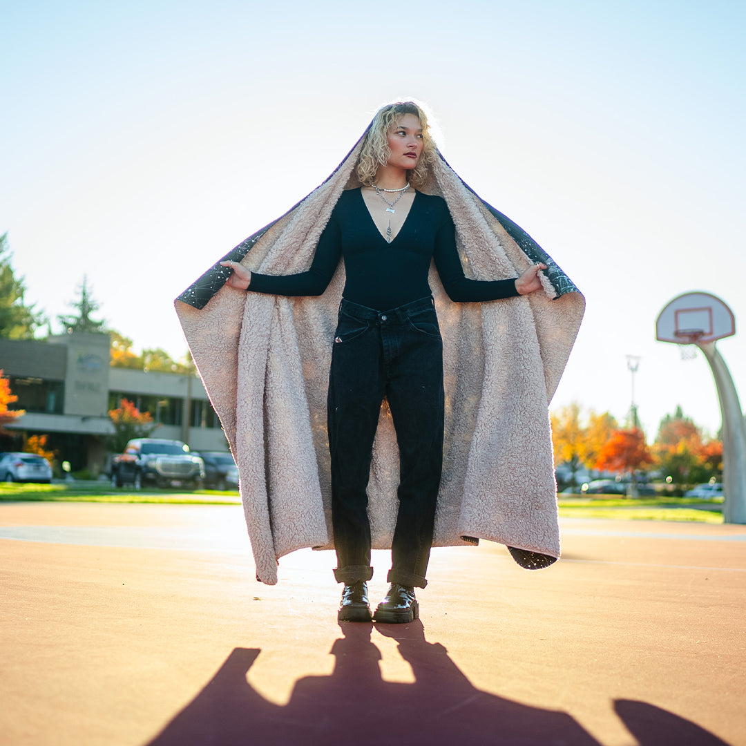 Hooded Blanket Constellations Hooded Blanket