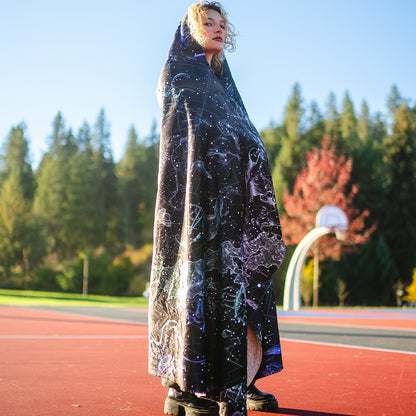 Hooded Blanket Constellations Hooded Blanket