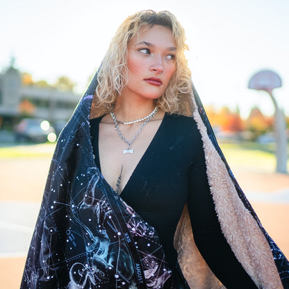 Hooded Blanket Constellations Hooded Blanket