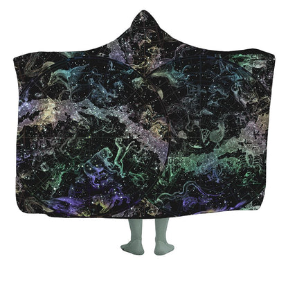 Hooded Blanket Constellations Hooded Blanket