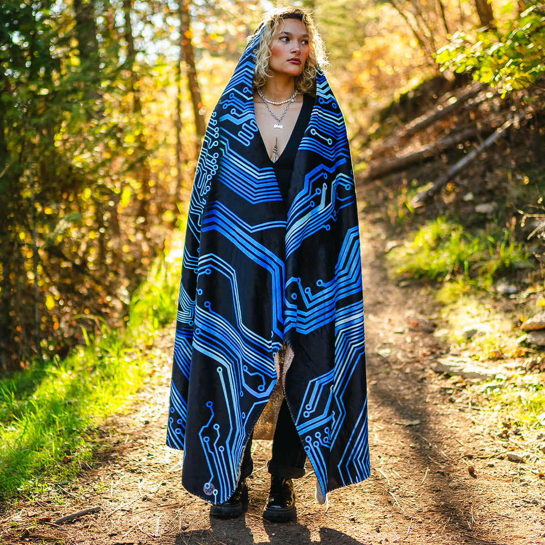 Hooded Blanket Cyber Hooded Blanket