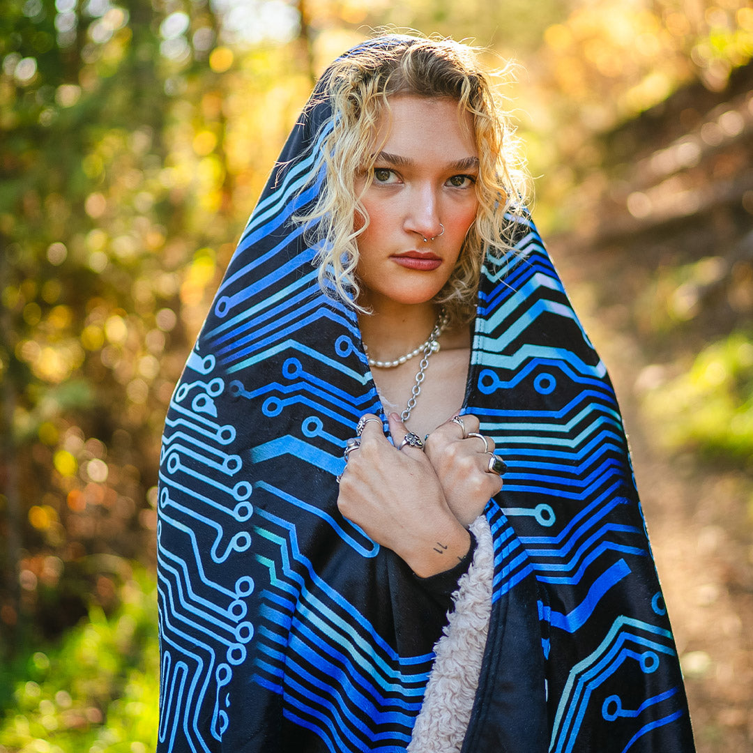 Hooded Blanket Cyber Hooded Blanket