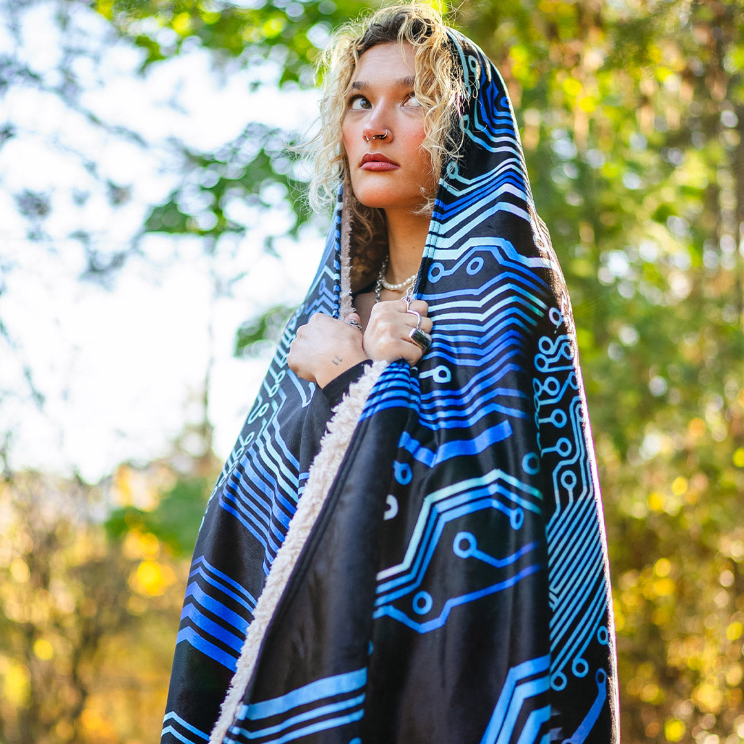 Hooded Blanket Cyber Hooded Blanket