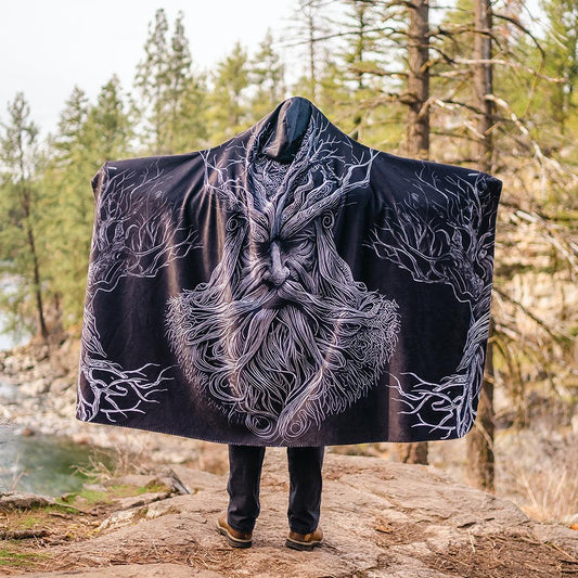 Hooded Blanket Dark Throne Hooded Blanket