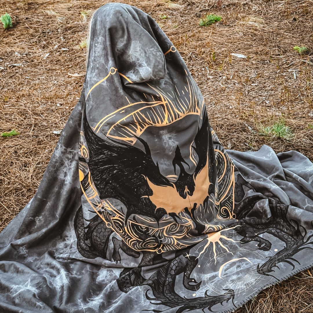 Hooded Blanket Dragon Rider Hooded Blanket