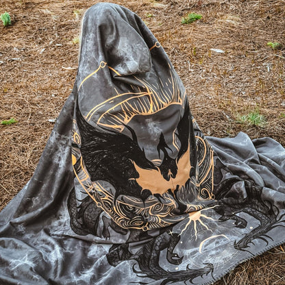 Hooded Blanket Dragon Rider Hooded Blanket