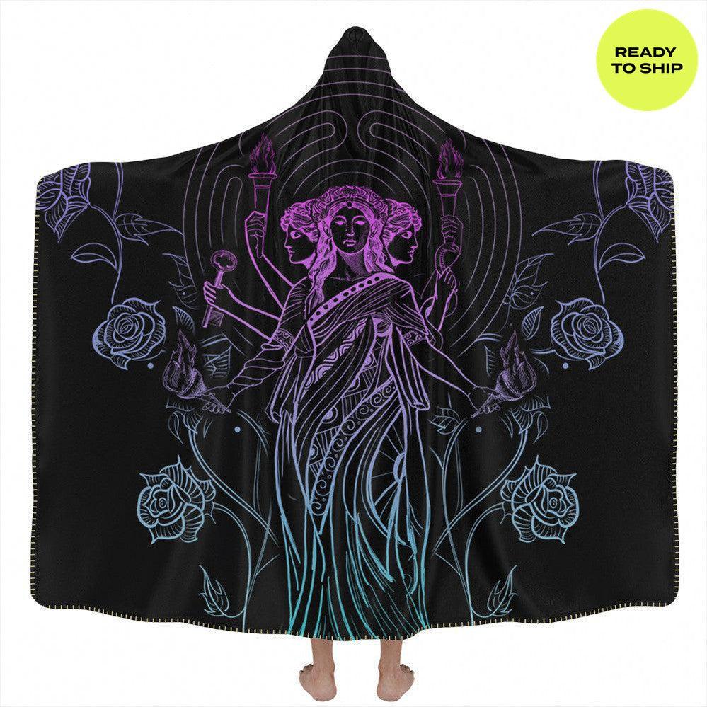 Hooded Blanket Hecate Hooded Blanket - Limited - Ready To Ship RTS-LTDHEC_HOODED-BLANKET-60x80-SHERPA