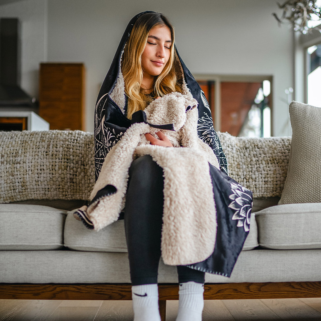 Hooded Blanket Magick Hooded Blanket - Ready To Ship RTS-MAGICK_HOODED-BLANKET-60x80-SHERPA