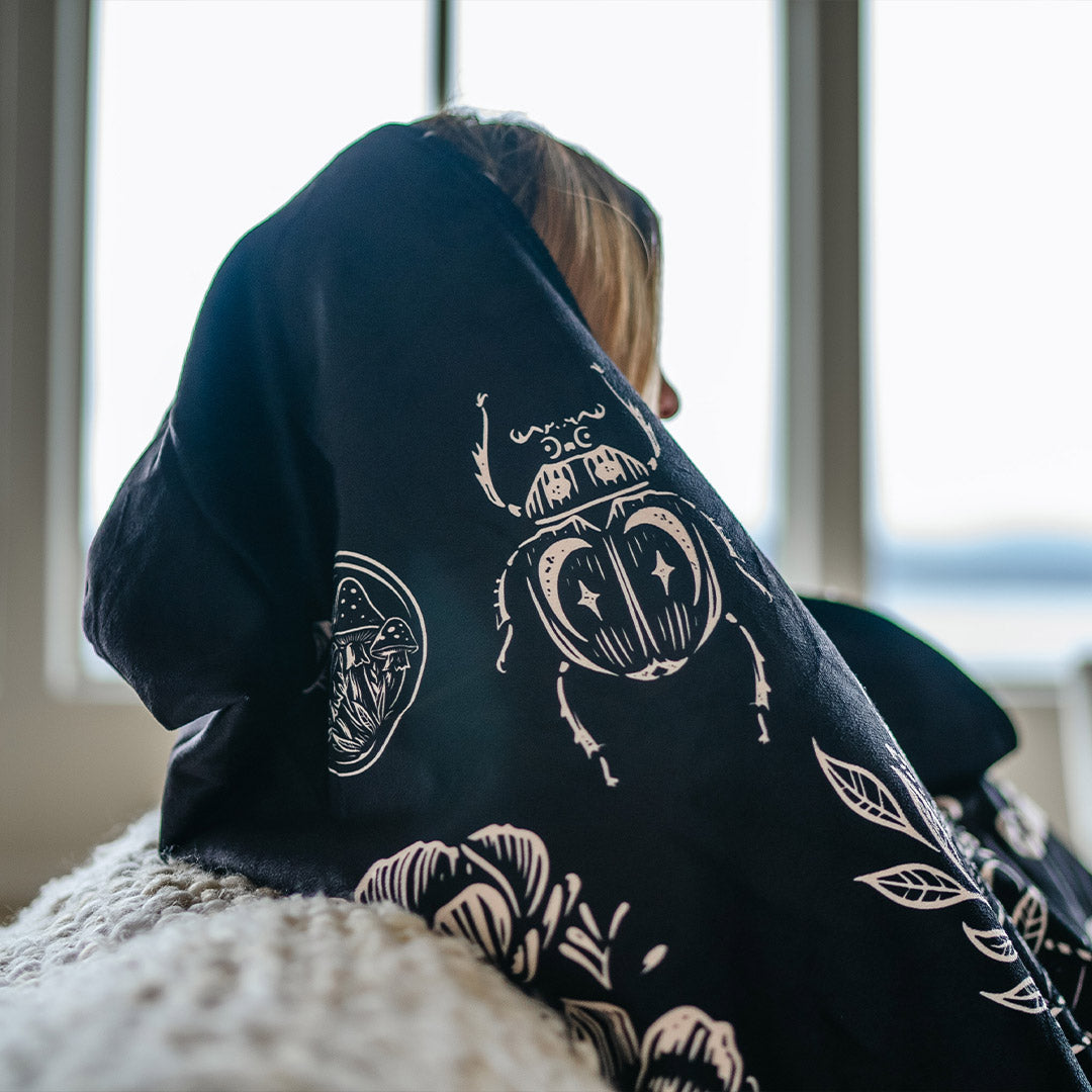 Hooded Blanket Magick Hooded Blanket - Ready To Ship RTS-MAGICK_HOODED-BLANKET-60x80-SHERPA