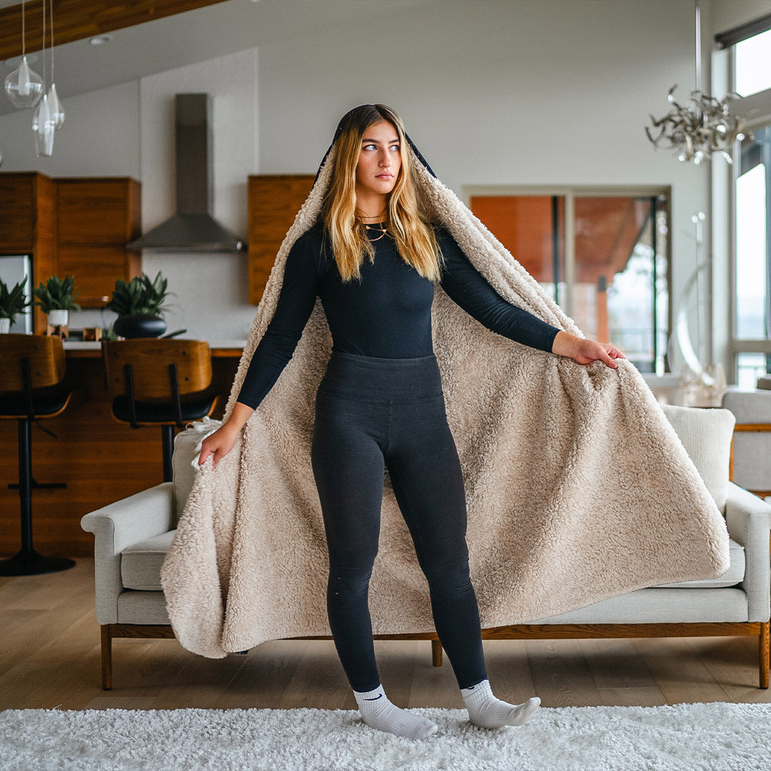 Hooded Blanket Magick Hooded Blanket - Ready To Ship RTS-MAGICK_HOODED-BLANKET-60x80-SHERPA