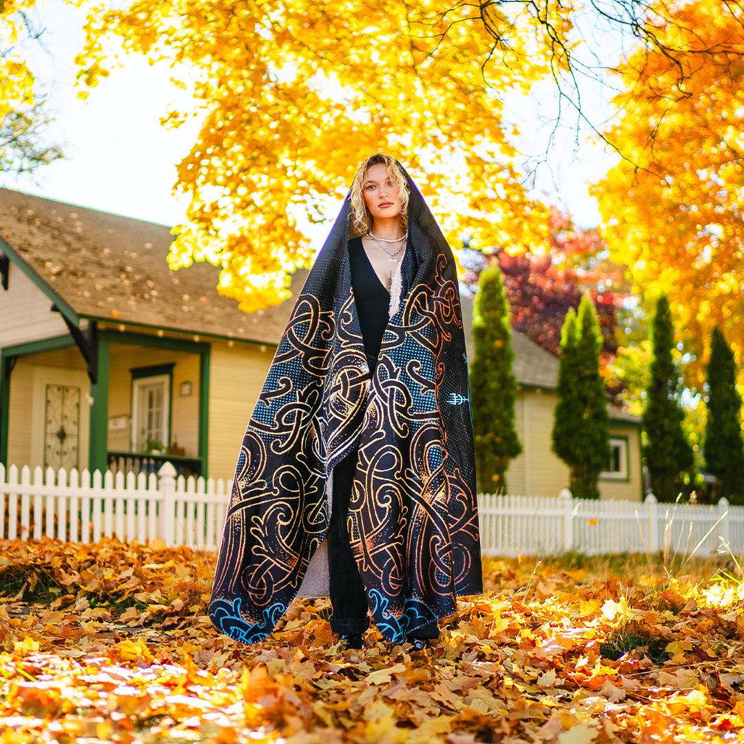 Hooded Blanket Mead of Poetry Hooded Blanket
