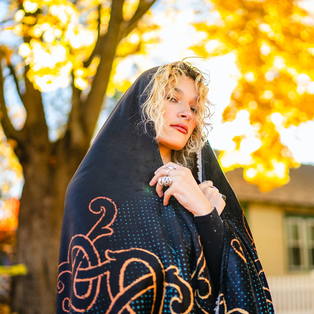 Hooded Blanket Mead of Poetry Hooded Blanket