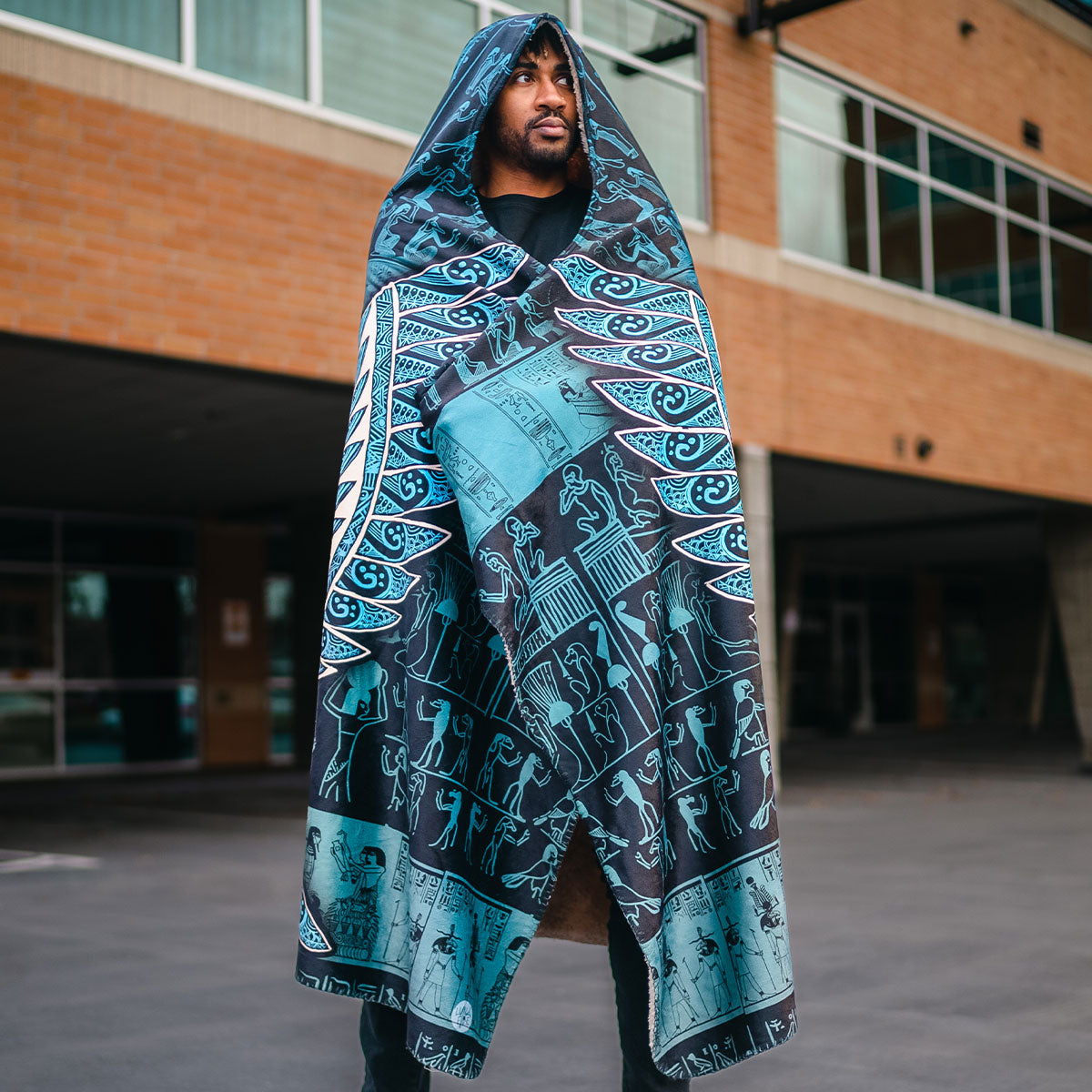 Hooded Blanket Queen Aset Hooded Blanket