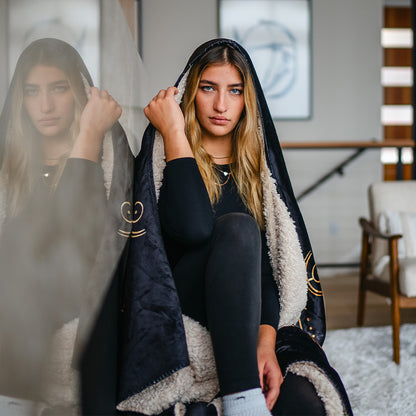 Hooded Blanket Runes of Destiny Hooded Blanket