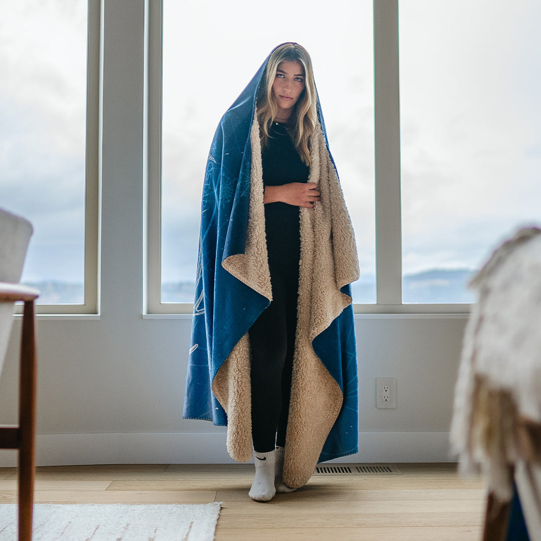 Hooded Blanket Yule Hooded Blanket - Snow Edition