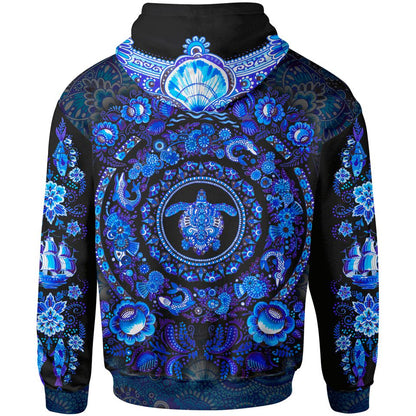 Hoodie Delft Ocean Pullover Hoodie