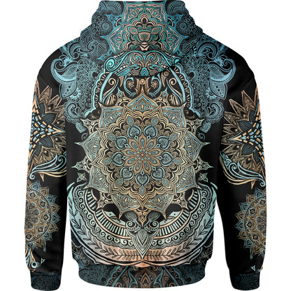 Hoodie Elephant Mandala Pullover Hoodie - Spirit Edition