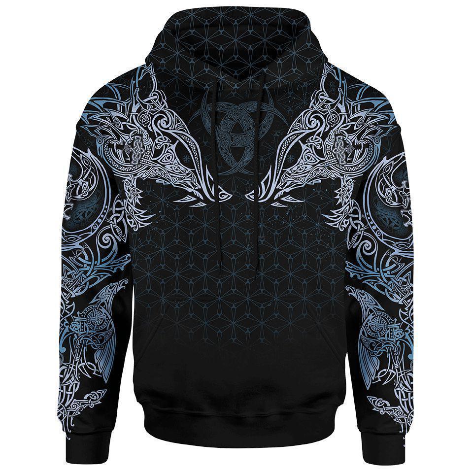 Hoodie Geri & Freki Pullover Hoodie