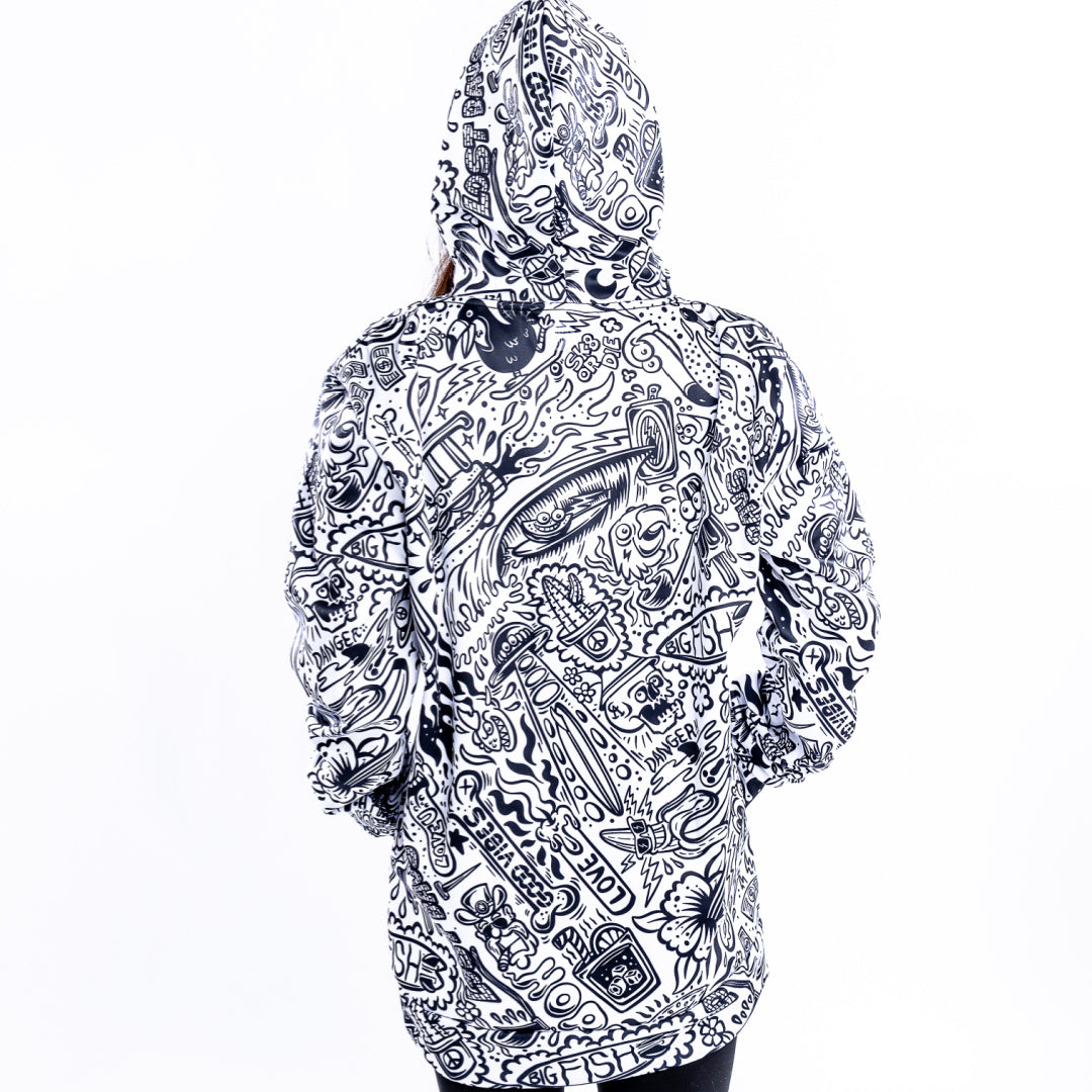 Joe Doodle Pullover Hoodie – Lunafide